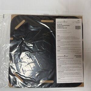 Pampered Chef Black Grill Mat Set with White Backing